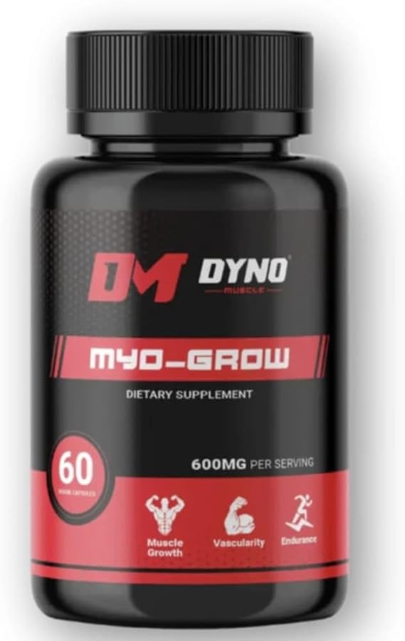 DynoMuscle - Powerful Legal Bodybuilding Supplement - Advanced Performance and Recovery Agent - 60 Capsules