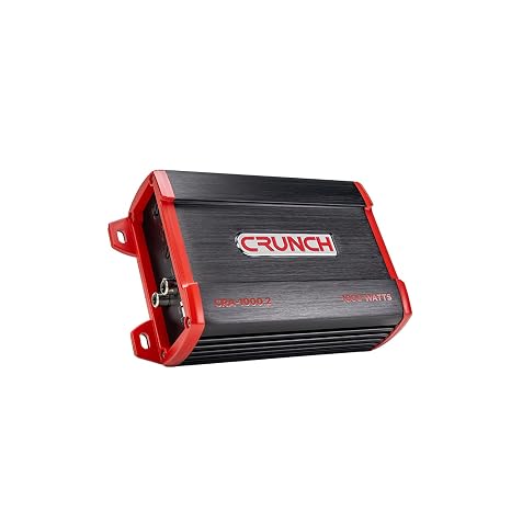 Crunch CRA-1000.2 CRA Series 1000 Watt Two Channel Car Audio Amplifier.