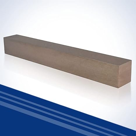 Premium Tungsten Copper Bar - 0.5 x 0.75 x 8 Inches - (75W25Cu, RWMA Class 11) - Exceptional Strength and Conductivity for Welding and Electrical Applications