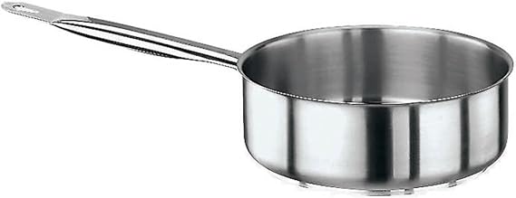 PADERNO One-handed shallow pot without lid 1008-20 18-10 stainless steel Italy AKTA020