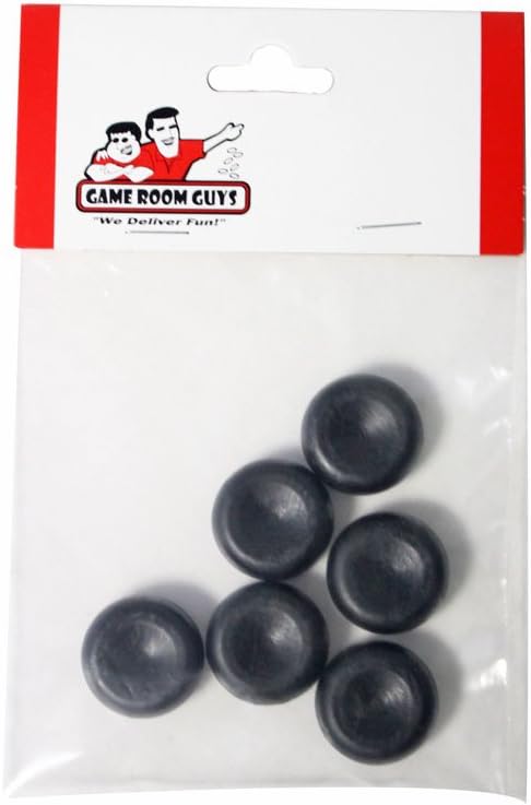 Set of 6 Dome Bubble Hockey Pucks