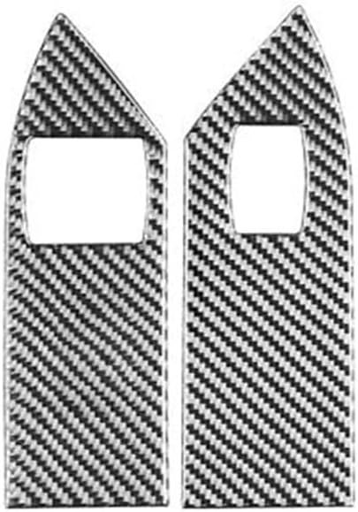 Door Speaker Trim For Mustang GT 2005-2009 S197 Carbon Fiber Interior Car Windows Control Panel Frame Sticker Decal Trim Cover Console