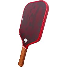 Pickleball Paddles, Carbon Fiber Pickleball Paddle High Grit &amp; Spin with PP Honeycomb Core 16mm Thickness and Thermoformed Elongated Shape, Increased Power for Ultimate Spin &amp; Consistency