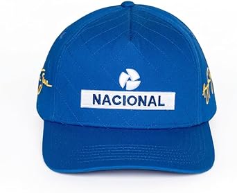 Ayrton Senna F1 Nacional Quilted Hat Blue