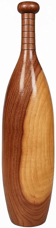 Wooden Oval Shape Mugdar | Clubbell Exercise Equipment Gada, Functional Training for Home Gym Full Body Workout