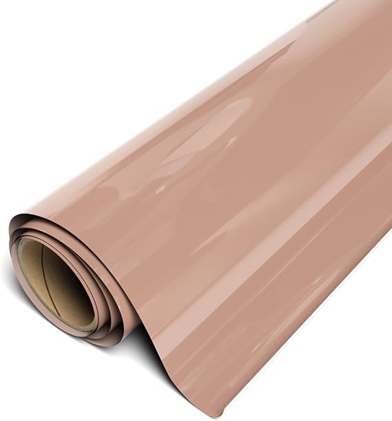 Siser EasyWeed Heat Transfer Vinyl 11.8" x 10ft Roll (Latte) - Compatible with Siser, Cricut, Silhouette and Other Craft/Professional Cutters - CPSIA Certified