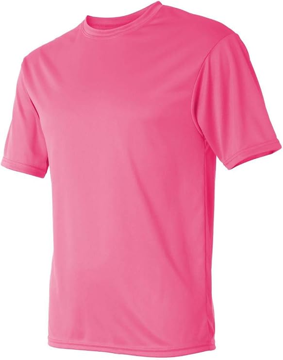 C2 Sport Adult Performance T-Shirt, Pink, -Large