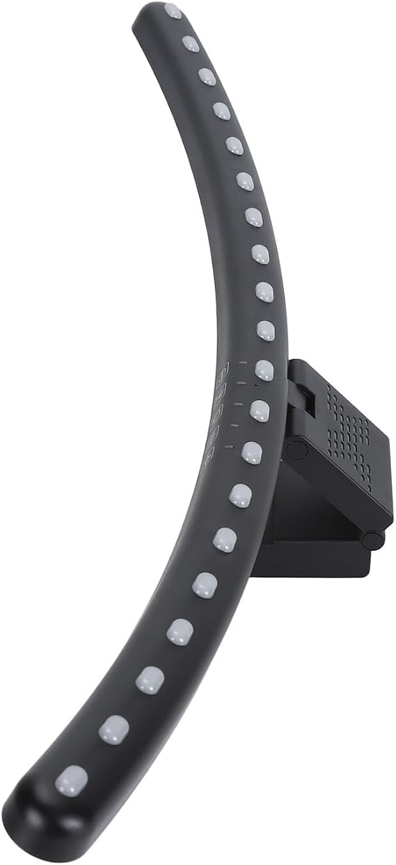 RGB Monitor Lamp Bar, Light Source RGB Monitor Light Bar for Office, Monitor Lamp Bar with RGB Backlight and Music Sync, Eye Caring Curved Computer Monitor Light Bar