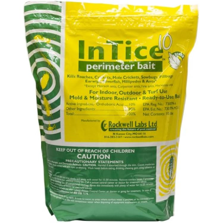 InTice 10 Perimeter Bait Ant and Roach Killer 10 Lb. Bag