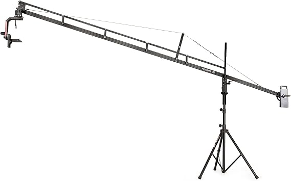 PROAIM 14ft Camera Crane Jib, Stand, Sr. Pan-Tilt for DSLR Video Cameras Camcorders. Gimbal Compatible (P-14-JS-SRPP)