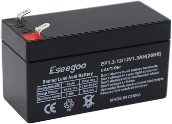 12V 1.3AH Rechargeable Sealed Lead Acid (SLA) Battery Replace High Tech Pet Power Pet Doors, 484 Security System, CP1212, TC1212 Emergency Light, TR1.3-12, SLAA12, SLA1005, UB1213
