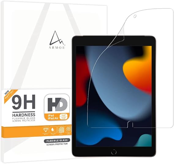 Armor Flexible Glass Screen Protector for iPad Pro 10.5" / iPad 10.2" (7th/8th/9th) / iPad Air 10.5" (3rd), 9H with HD