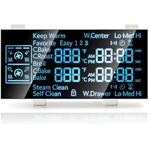 New DE07-00130A Range LED Display Board Fit for Samsung Electric Range - Oven/Stove, Better Than Oem Quality, Fits Model NE59J7850WS NE59J7850WG NE59J7750WS NE59J7850WS