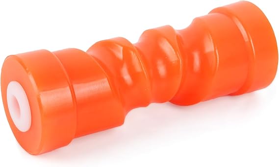 8in/10in/12in Self Centering Boat Trailer Keel Rollers,Boat Trailer Roller,Keel Rollers for Boat,Boat Rollers Bow Roller for Trailer Boat Trailer Accessories Fits 5/8" Shaft (Blue/Orange)