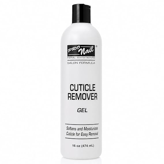 Pro Nail Cuticle Remover Gel 16oz - Softens and Moisturizes Cuticle for Easy Removal