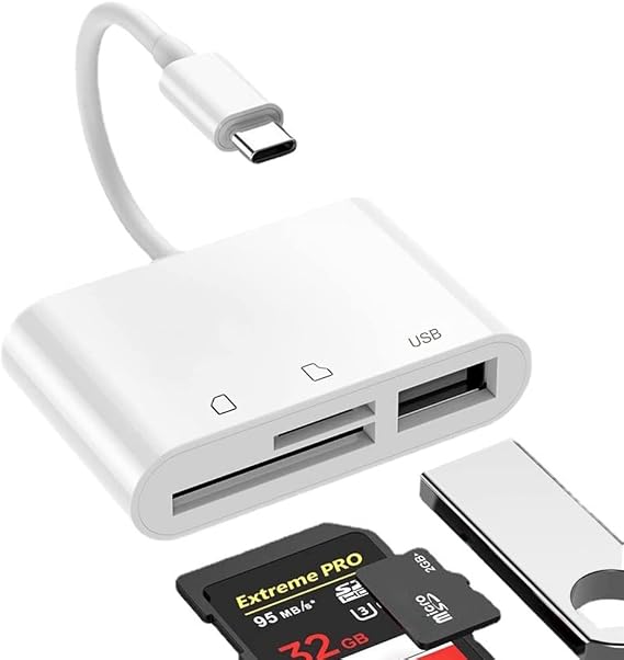 SD Card Reader, USB C Micro SD Card Reader, Memory Card Reader