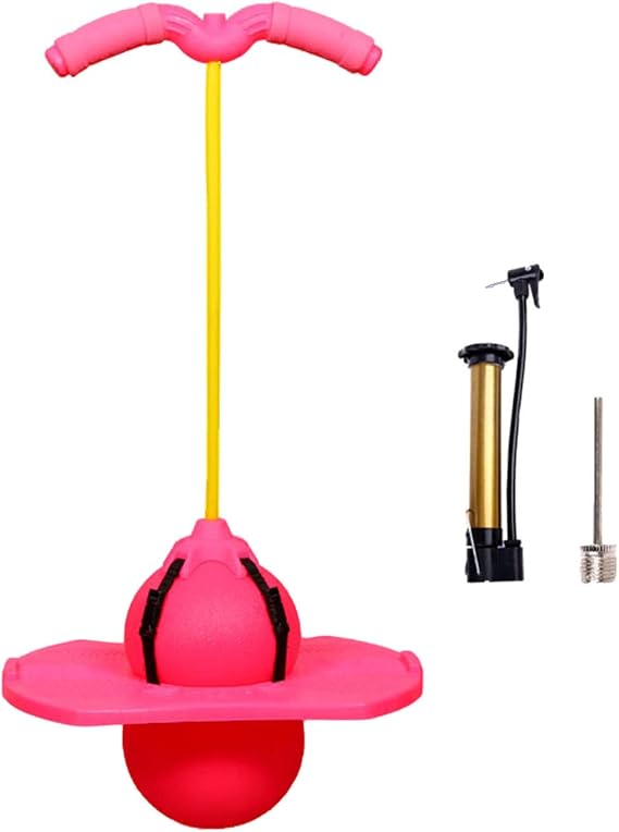 Pogo Stick - High Pogo Board for Toddler, with Bounce Ball with Handle and Air Pump Suitable for Children to Adults to Exercise Balance Ability Yangjing