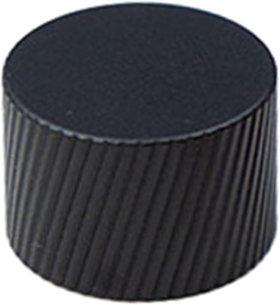 Rotary Knob Metal Knobs Keyboards Knobs Bright & for Smooth and Accurate Control Reliable Control Accessory KT68, Black