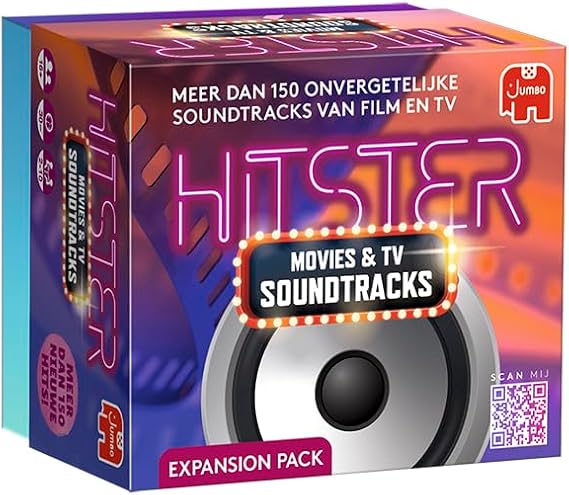 Hitster, Movies & TV Soundtracks, Expansion Set, Party Game, Music Game, Action Game
