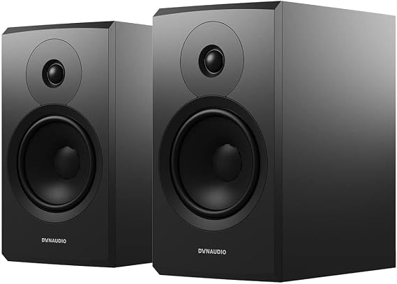DYNAUDIO Emit 20 Compact Bookshelf Speaker - Pair (Black Satin)