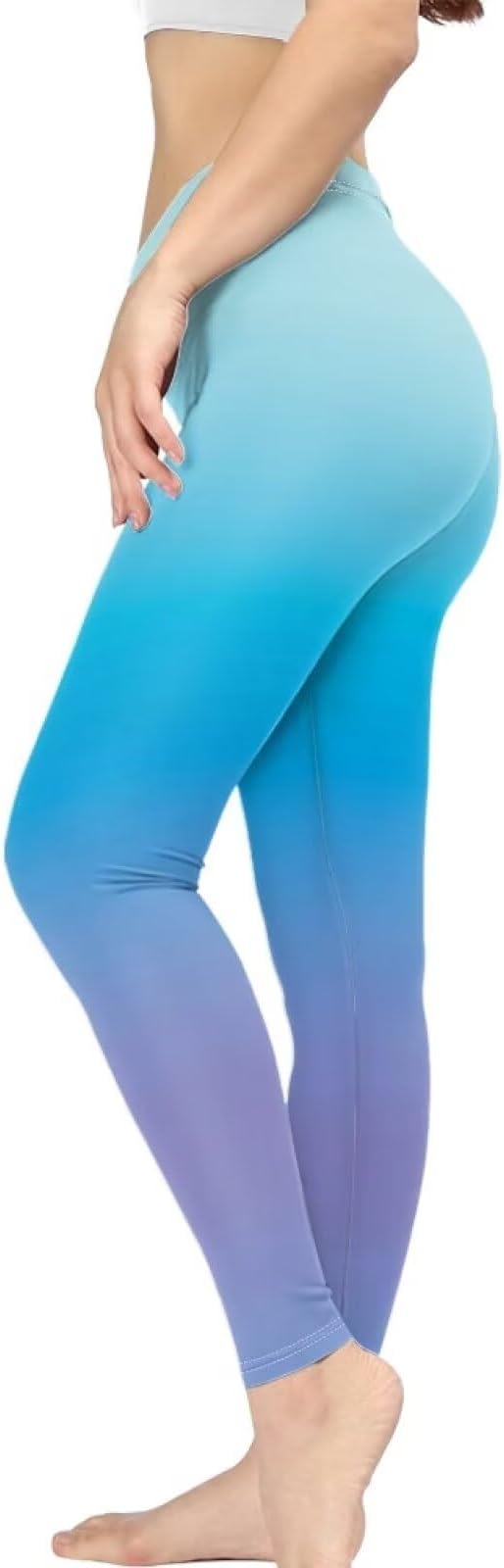 High Waisted Yoga Pants for Women, Tummy Control Workout Yoga Pants Soft Workout Leggings for Yoga Gym