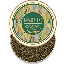 BESTSELLER Royal KALUGA Sturgeon Black Caviar - MAJESTIC Collection - 8.8 oz - (250g) - Classical Malossol Taste - Amur Sturgeon Black Roe [JANUARY 2026]