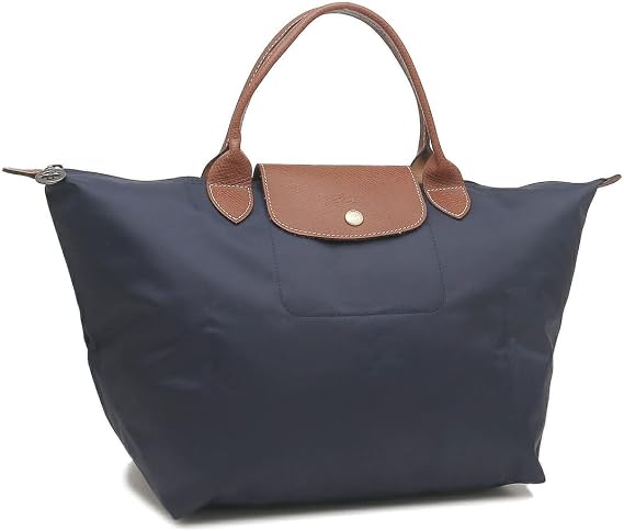 Longchamp 1623 89 P68 Women's Handbag, Pliage M Size, Navy, Navy Parallel import goods