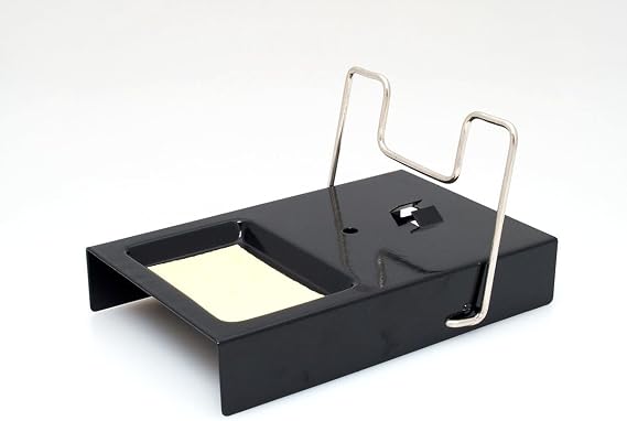 JCM Soldering Iron Stand with Sponge Tray and Wire Cradle Bench Holder