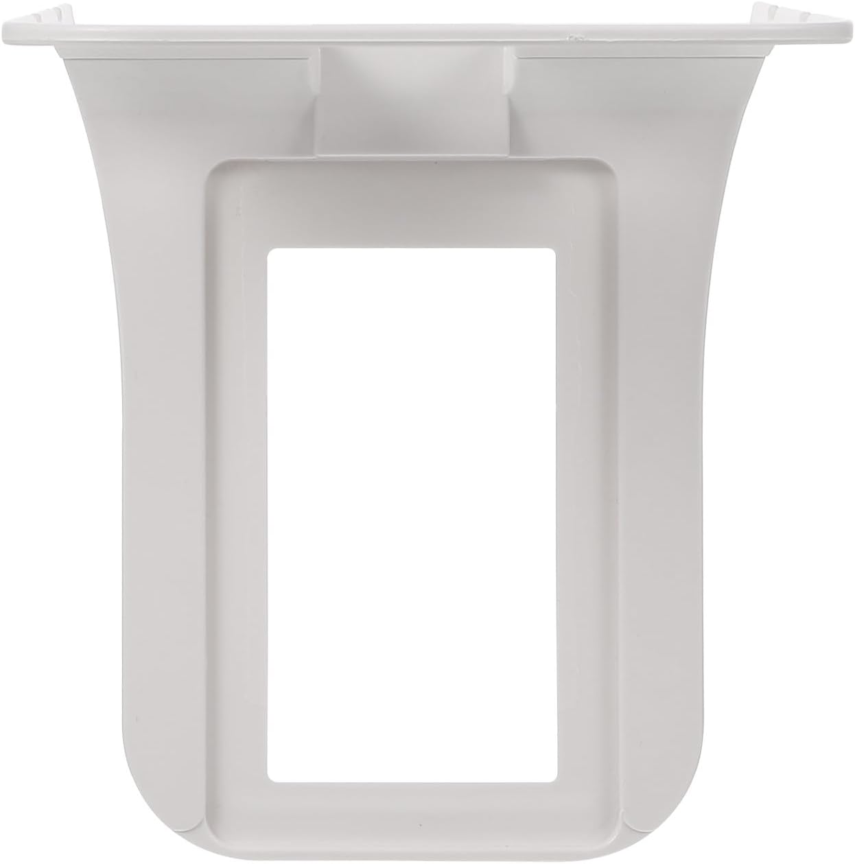 Operitacx Electric Outlet Shelf White Abs with Opening Design for Wiring and Durability, Practical Socket Extender Rack for Wall Mounting in Home Or Office