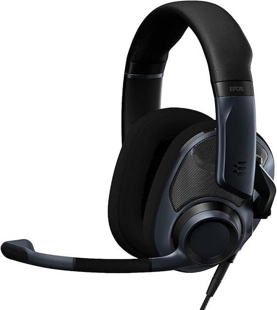 EPOS H6Pro Open Acoustic Gaming Headset with Mic Lightweight Headband, Comfortable & Durable Design Compatible with Xbox, PS4/PS5 & PC/Windows Black
