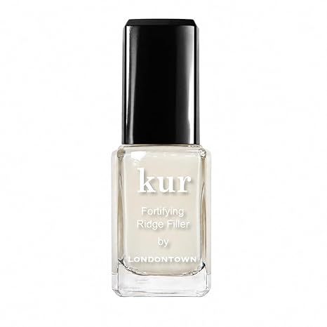 LONDONTOWN kur Nail Ridge Filler | Tinted Fortifying Ridge Filler and Strengthener for Damaged Nails