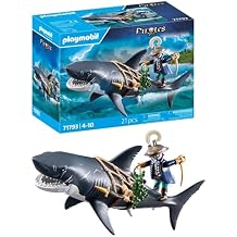 Playmobil Giant Shark with Pirate