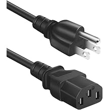 Speaker Power Cord for ION Block Rocker, ION Pathfinder 4 3 2, ION Tailgater Bluetooth Speaker, Monster Rockin Rolle, Explorer Portable Speaker Guitar Amplifier 3 Prong AC Cable Replacement 10 Feet
