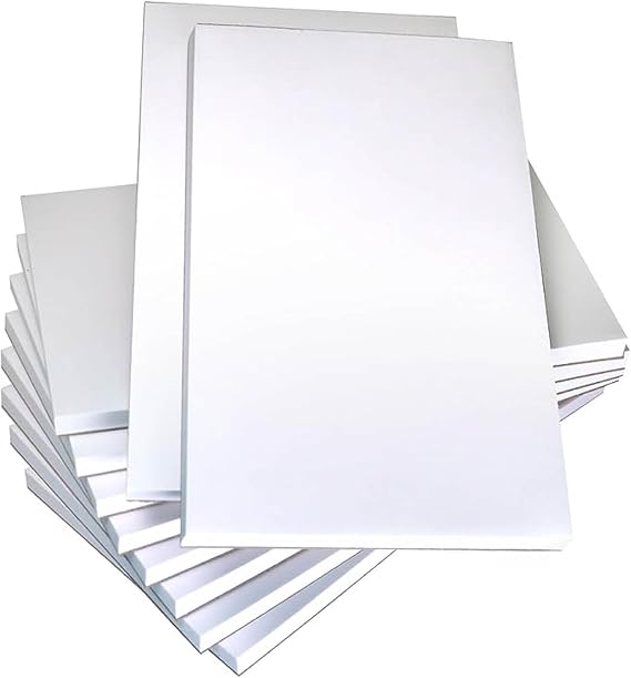 NextDayLabels Note Pads - 10 Pack of 50 Sheet Pads (3 x 5 Inches, White, Minimalist Style) | for Small Pads, White, Unlined Pads of Paper, Writing Notes, Do Lists, Servers, Note Book No Lines, Made in USA