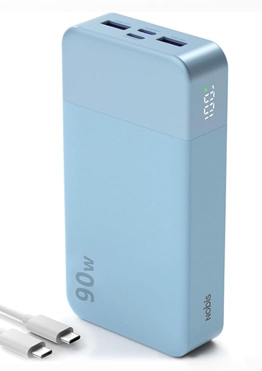 NOBIS Power Bank 90W 20,000mAh Laptop Portable Charger