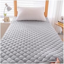 Soft Full Japanese Futon Mattress with Elastic Band, Quilted Guest Mattress for Floor, Portable Futon Mattress Japanese Floor Bed Sleeping Mat Foldable Mattress Washable,A,180x200cm/71x79in