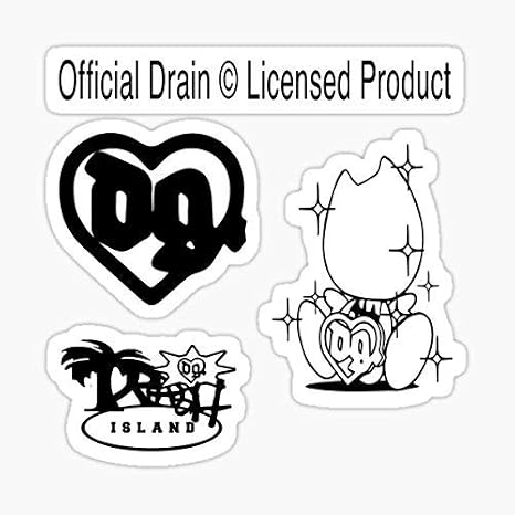 Drain Gang Sticker Graphic - Sticker Decal Pack Sticker Graphic - Sticker Decal