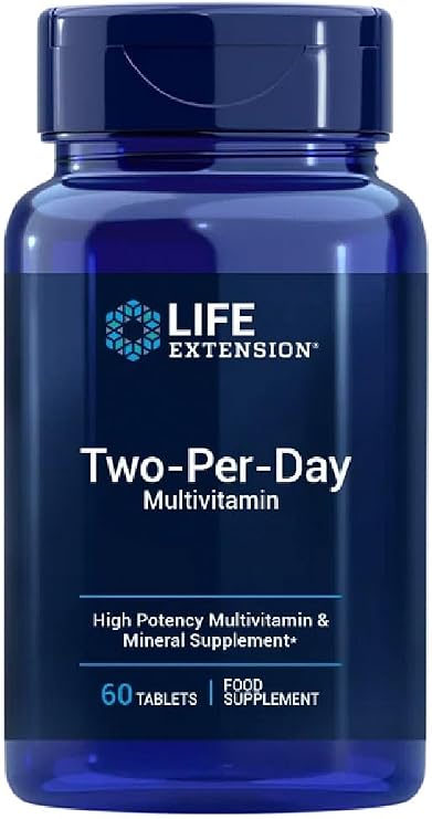 Life Extension - Two-Per-Day Multivitamin | High-dose multivitamin with Essential nutrients for Daily Health - 60 Tablets