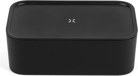 PAX Storage Box Durable, Smell Proof & Airtight Storage Box with Dual Internal Compartments & Pedestal Tray Aluminum Lid Doubles as Prep Tray