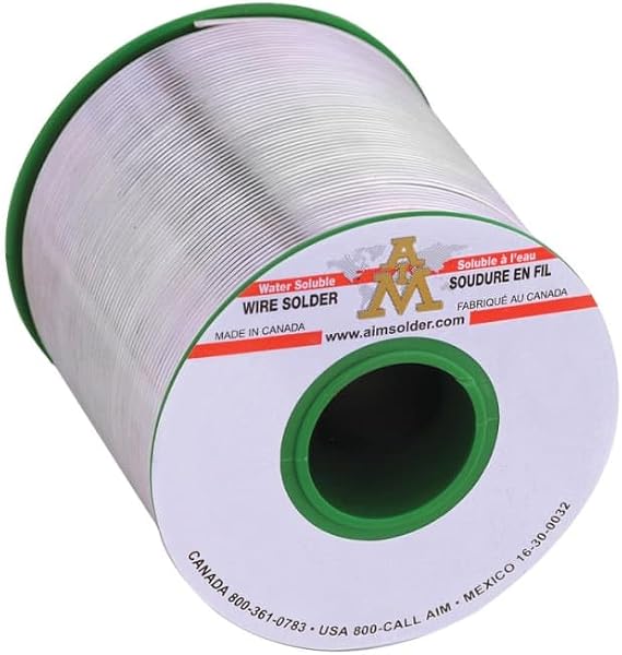 13247 - Solder Wire, Water Soluble, Lead Free, SN100C, 1 lb Spool
