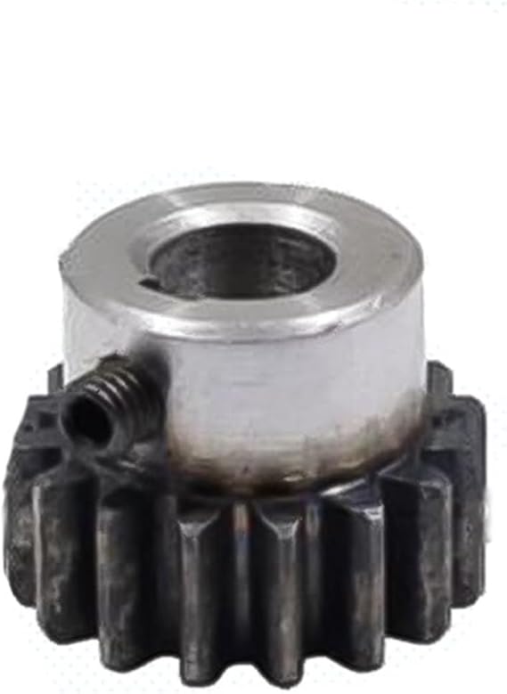 Brushless Motor Pinion Motor Gear,Step Miter 1pcs 1.5M 16T Spur Gear Pinion 6mm 8mm 10mm 12mm Bore Metal Gear 16 Teeth 1.5 Module Step Spur Gear 45 Steel Gear Transmission spur Bevel(8mm Bore)