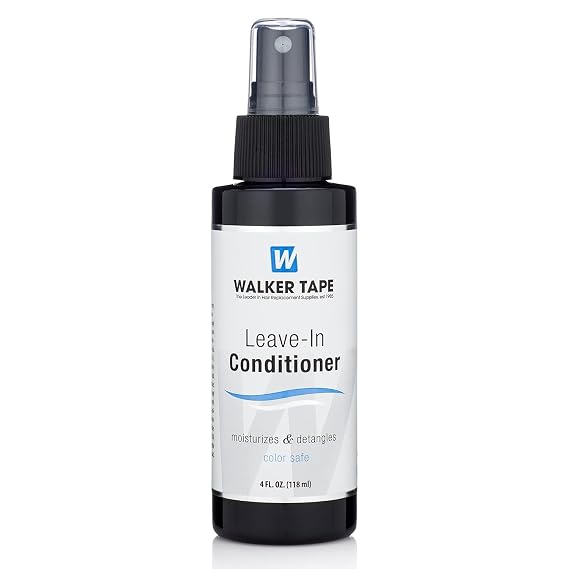 Hair Leave in Conditioner Spray - Wig Spray Leave in Conditioner for Natural Hair & Hair Systems - Color Safe Wig Detangler Spray for Women - Wig Hair Spray Conditioner Leave In (4 fl oz)