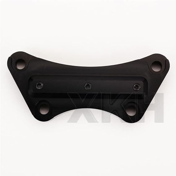 XKH- Anti-Slip Handlebar 1PC 1" 25mm top clamp Compatible with 1997 & up Harley Touring Black [B075YHL8H8]