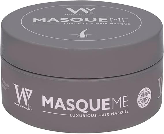 Watermans Hair Mask Growth Protein Treatment for Dry Damaged Hair, Frizzy, Broken or Bleached Hair. Best Hydrating &amp; Conditioning for Curly, Coloured. Vegan