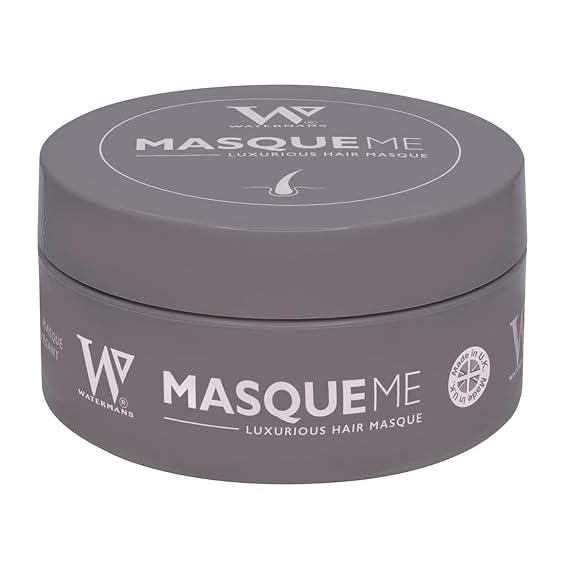 Watermans Hydrating Rosemary & Argan Oil Hair Mask and Deep Conditioner for Dry or Damaged Hair with Niacinamide, Provitamin B5, Caffeine, B3, B6, B7, C, E (6.76 fl oz)