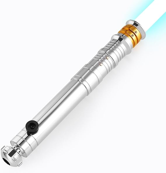 Lightsaber Dueling Light Saber with 12 RGB Colors 16 Sound Fonts and Motion Control, Force FX Lightsabers with Premium Metal Handle and Replaceable Blade, Light Sabers for Adults, Kids