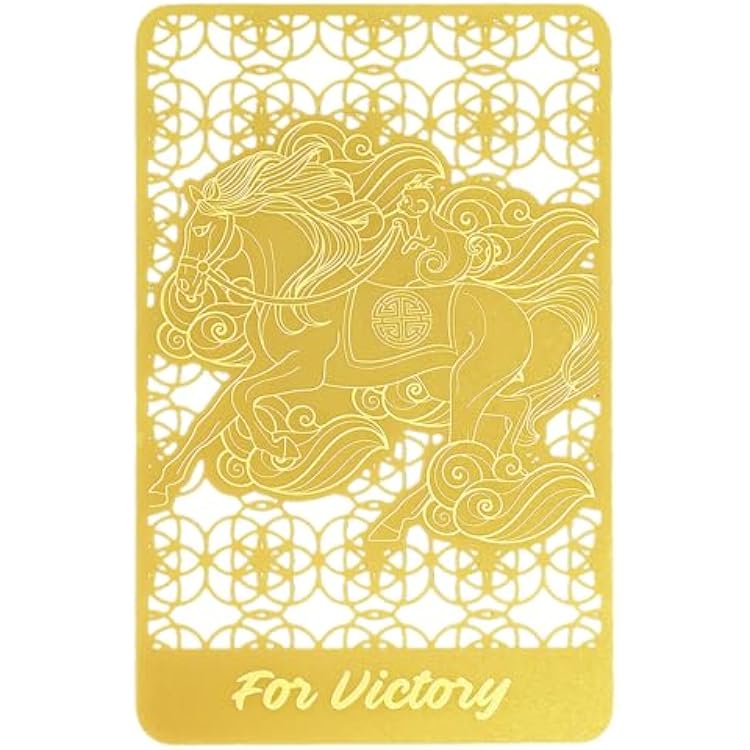 2025 Feng Shui Fly On Monkey On Horse Golden Decoration Card Bring Good Luck w5694