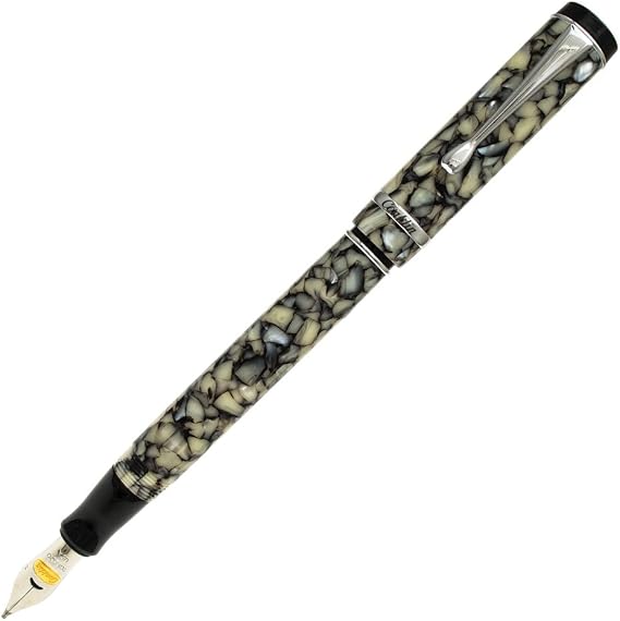 Conklin Duragraph Fountain Pen (Cracked Ice) (Stub)