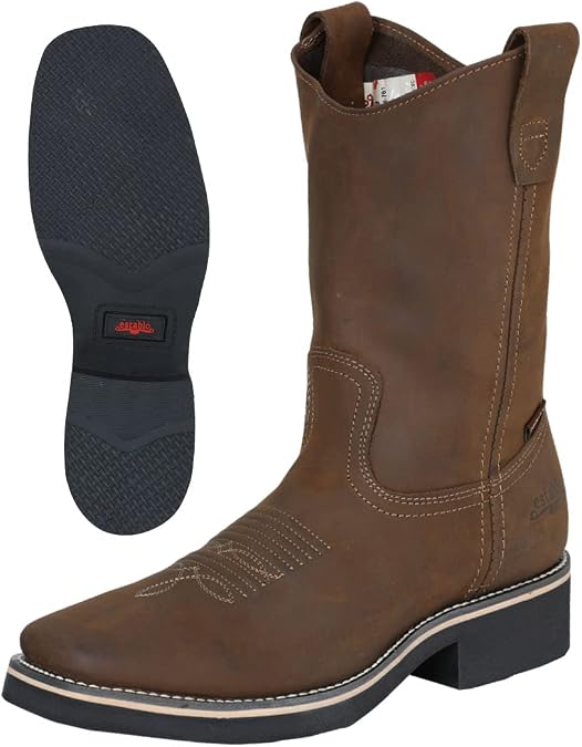 Establo Men's Work Boots Rodeo Style (10, 41550 Tang)