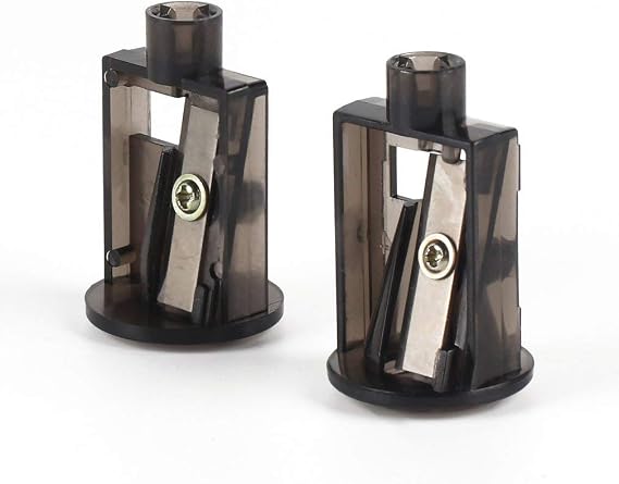 2pcs/set Multifunctional Automatic Electric Pencil Sharpener Blades Home Office Pencils Art Drawing Supplies